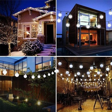 СОЛНЕЧНАЯ ГИРЛАНДИЯ Садовые светильники 100LED 12M