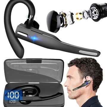 SŁUCHAWKA BLUETOOTH BEZPRZEWODOWA DLA KIEROWCY