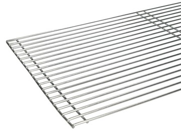 РЕШЕТКА ИЗ НЕРЖАВЕЮЩЕЙ СТАЛИ ДЛЯ ГРИЛЯ 58Х30 ЩЕТКА