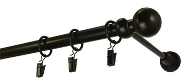 KARNISZ METAL CICHE KÓŁKA POJEDYNCZY 19 / 2,5 m