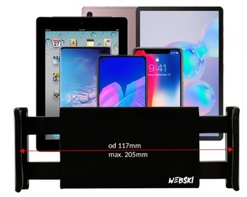 UCHWYT NA ZAGŁÓWEK do AUTA na TABLET TELEFON + Dziecięce Słuchawki KOTY