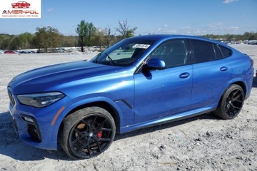BMW X6 G06 SUV 3.0 40i 340KM 2020 BMW X6 xdrive40i, mala szkoda, od ubezpieczyciela 3.0 Benzyna 340KM