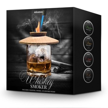 ZESTAW DO WĘDZENIA WHISKY DREWIENKA Prezent Święta