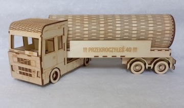 Грузовик, водовоз, подарок, день рождения, юбилей, ГРАВИРОВКА