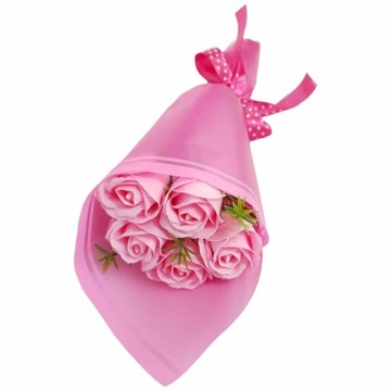 Букет мыльных роз мыльные цветы 37 см ПОДАРОК ​​ко Дню Влюбленных ЖЕНСКИЙ ДЕНЬ