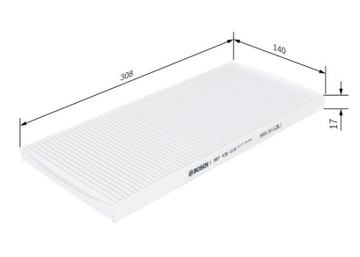 BOSCH 1 987 432 019 FILTR VENTILACE PROSTORU SPOLUJEZDCE