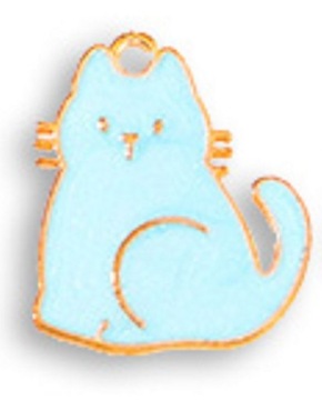 КУЛОН КОШКА ДЛЯ БРАСЛЕТА ОЖЕРЕЛЬЕ W770