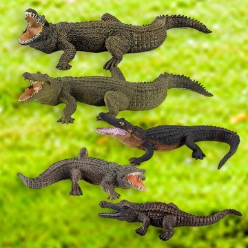 Модель крокодила для моделирования животных, материал ПВХ