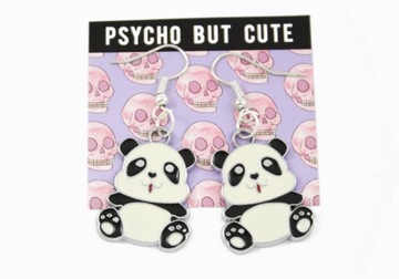 kolczyki misie PANDA kawaii harajuku słodkie K37