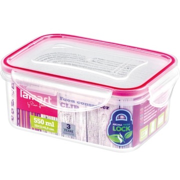 Box Pojemnik z Pokrywką Clip Lamart LT6007 550ml