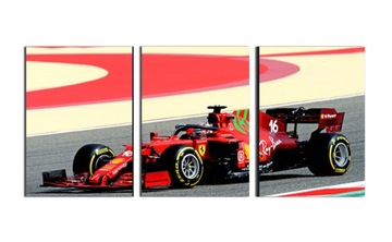 3x OBRAZ NA ŚCIANĘ PREMIUM F1 FERRARI 30x40