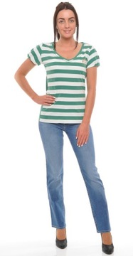 LEE t-shirt STRIPES green ARIA TEE _ S