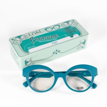 +2.5 Plusy LOKI - ITALY Okulary do komputera Blue Block okulary do czytania