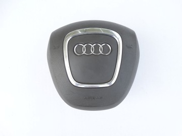 КОЖАНАЯ ПОДУШКА РУЛЯ МНОГОФУНКЦИОНАЛЬНАЯ AUDI A4 B8 A5 8T Q5 A6 СЕРАЯ