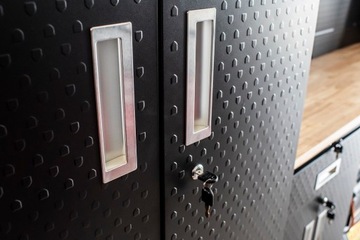 Мебель для мастерской GS-ZESTAW Шкаф для инструментов, деревянная столешница, Купчик