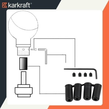 УНИВЕРСАЛЬНАЯ РУЧКА ПЕРЕКЛЮЧЕНИЯ ПЕРЕДАЧ 6-СТУПЕНЧАТЫЙ РЫЧАГ КОЖА