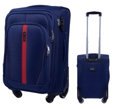 WALIZKA KABINOWA NA KÓŁKACH PODRÓŻNA BAGAŻ DIAMOND Miękka S 20