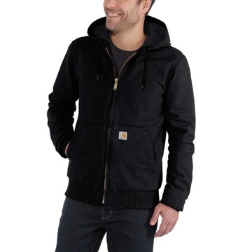 Kurtka Carhartt USA amerykańska z kapturem Duck Active Jacket BLACK - L