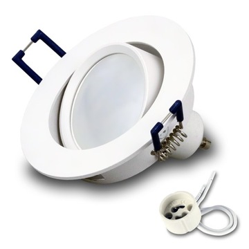 Oprawa wpuszczana ODLEW BIAŁA+ LED GU10 7W 4000K