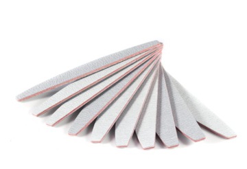 Pilnik łódka półksiężyc zebra 100/180 10szt. Prima Derma