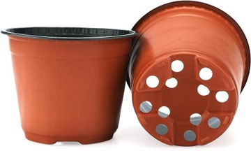 ПРОИЗВОДСТВЕННЫЙ ГОРШОК P24 КРУГЛЫЙ ГОРШОК ДЛЯ СЕЯЛКИ ОБЪЕМОМ 7 Л С РЯДОМ 24X19 СМ