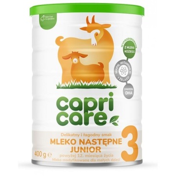 Mleko kozie CapriCare 3 Junior 12m+ Capri Care 400g