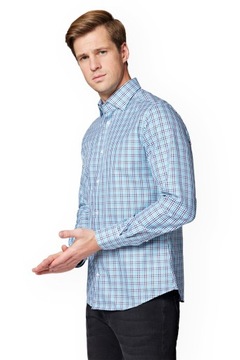 Koszula Męska Kolorowa w Kratę Lancerto Jessa XL