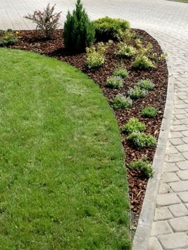 Бордюр садовый газонный пластиковый гибкий бордюр черный 6 см 10 м