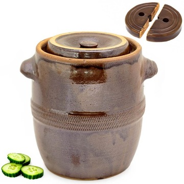 BECZKA KAMIONKOWA 17L DO KISZENIA Z KOŁNIERZEM KAMIONKA KAMIEŃ DOCISKOWY