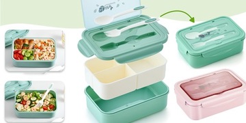 КОНТЕЙНЕР ДЛЯ ЛАНЧБОКС BENTO BOX 1400 МЛ ДЕТСКАЯ ШКОЛЬНАЯ КОРОБКА