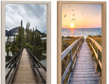 NAKLEJKA na DRZWI Meble Fototapeta Okleina