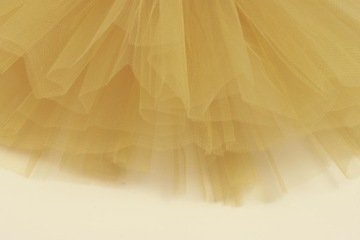 ЮБКА ИЗ ТЮЛЯ ЮБКА-ПАЧКА 30 см ЗОЛОТАЯ