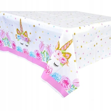 Скатерть Единорог День Рождения Один Год