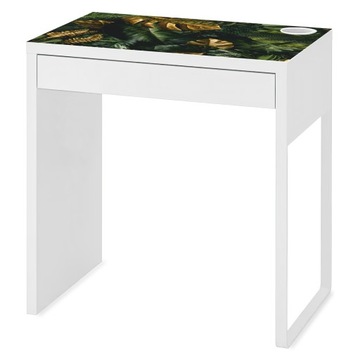 ЗАЩИТНЫЙ КОВрик для письменного стола Micke 73x50 MONSTERA GOLD