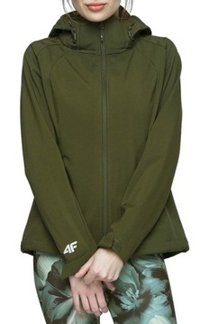 Softshell damski 4F SFD002 kurtka zieleń khaki XS