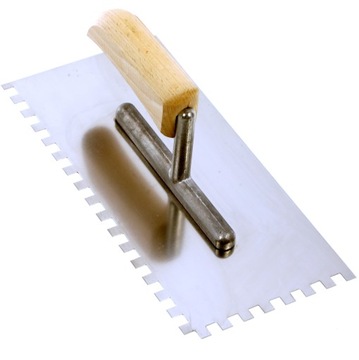 PACA NIERDZEWNA 280MM DREWNIANA ZĘBATA ZĄB 6x6