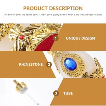 Духи в мини-пустой кристальной бутылке эфирного масла