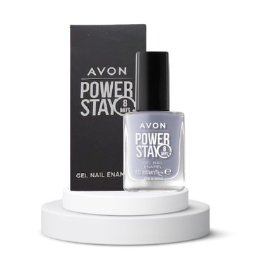 Supertrwały żelowy lakier do paznokci Avon Power Stay - Taboo Blue - 10ml