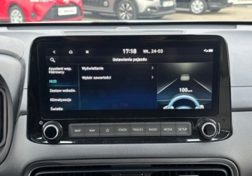 Hyundai Kona I Crossover Facelifting 1.6 T-GDI 198KM 2021 Hyundai Kona 1.6 T-GDI 198KM 7DCT AWD Premium Pakiet Leather LED SalonPL S, zdjęcie 26