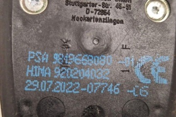 ANTÉNA PEUGEOT 208 9819668080 1.5L DIESEL 68KW 2023