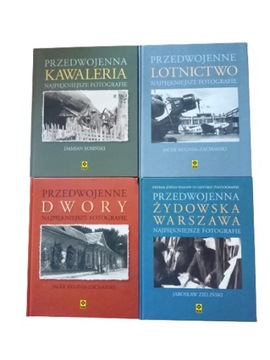 Przedwojenne fotografie zestaw 4 książek twarde