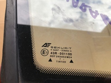 PRAVÁ BOČNÍ PŘEDNÍ SKLO (OKNO) MALÉ VOLKSWAGEN VW SHARAN MK1 1995-2000