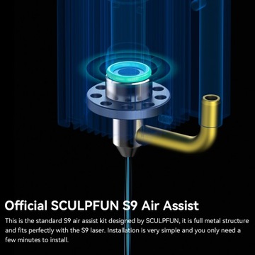 Электрический насос SCULPFUN S9 + комплект насадок