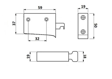 10x РЕГУЛИРУЕМАЯ МЕБЕЛЬНАЯ ВЕШАЛКА ДЛЯ БЕЛЫХ ШКАФОВ