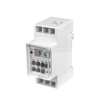 Programator elektroniczny czasowy timer na szynę
