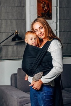 Тканый шарф LennyLamb - Little Herringbone Black Ebony