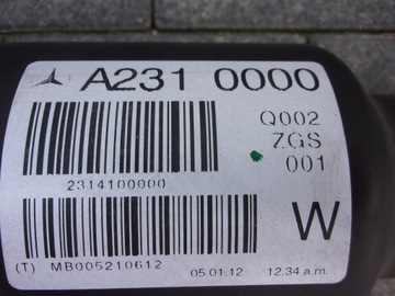 MERCEDES SL W231 231 HŘÍDEL HNACÍ R231 A2314100000