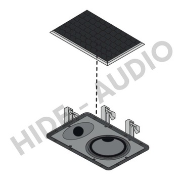 Сабвуфер настенный с корпусом скрытого монтажа