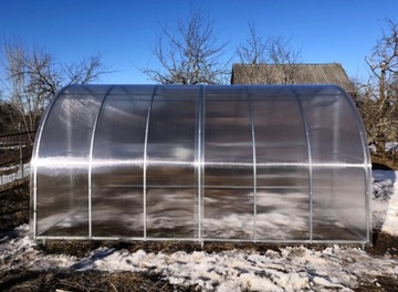 Теплица из поликарбоната тоннель 3х6 м 40*20 6мм