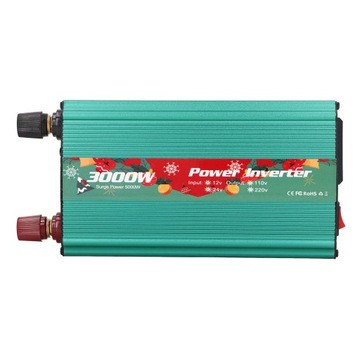 АВТОМОБИЛЬНЫЙ ПРЕОБРАЗОВАТЕЛЬ НАПРЯЖЕНИЯ 24В-220В 3000ВТ